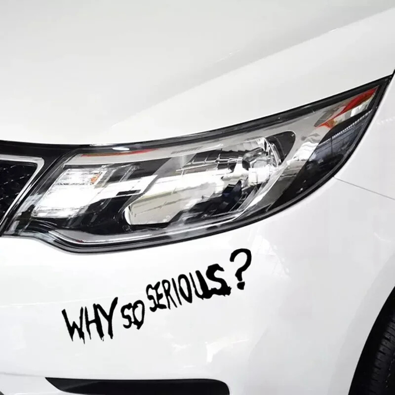 1 KOM. Naljepnice Voiture Smiješne naljepnice Dekoracija prozora automobila Vinil Dodaci za motocikle Styling Moto Body Cool Covers joker