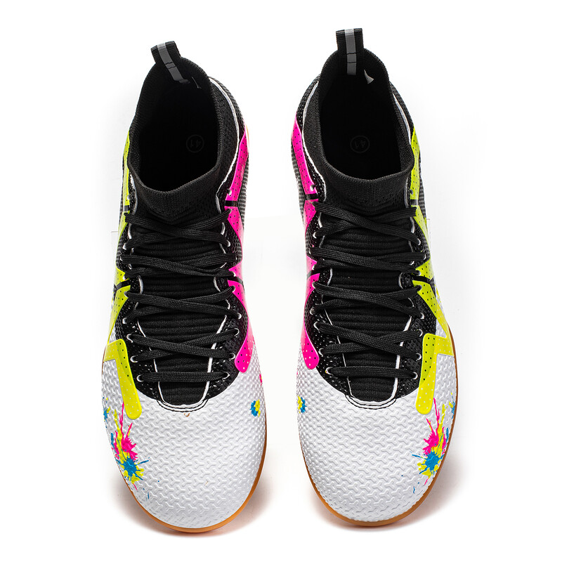 Professzionális férfi beltéri, lapos fenekű futballcipők felnőtteknek, tartós, kényelmes edzőcipők tinédzsereknek, csúszásmentes focicipők