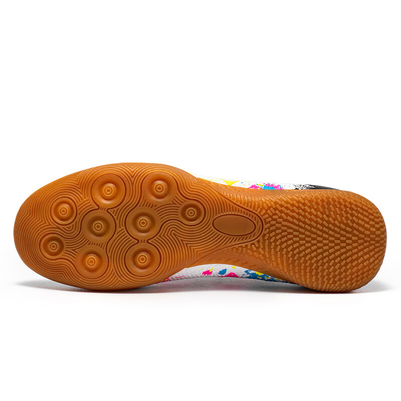 Professzionális férfi beltéri, lapos fenekű futballcipők felnőtteknek, tartós, kényelmes edzőcipők tinédzsereknek, csúszásmentes focicipők