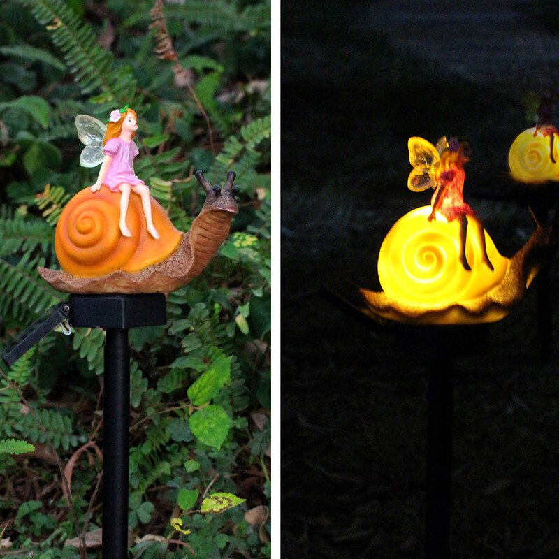 Napenergiával működő csigavirágtündér