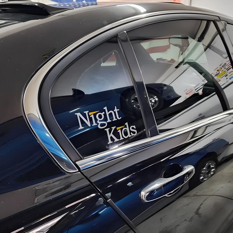 Éjszakai gyerekek autómatrica kezdeti D vinyl JDM Wangan motorkerékpár matrica dekoráció testreszabása