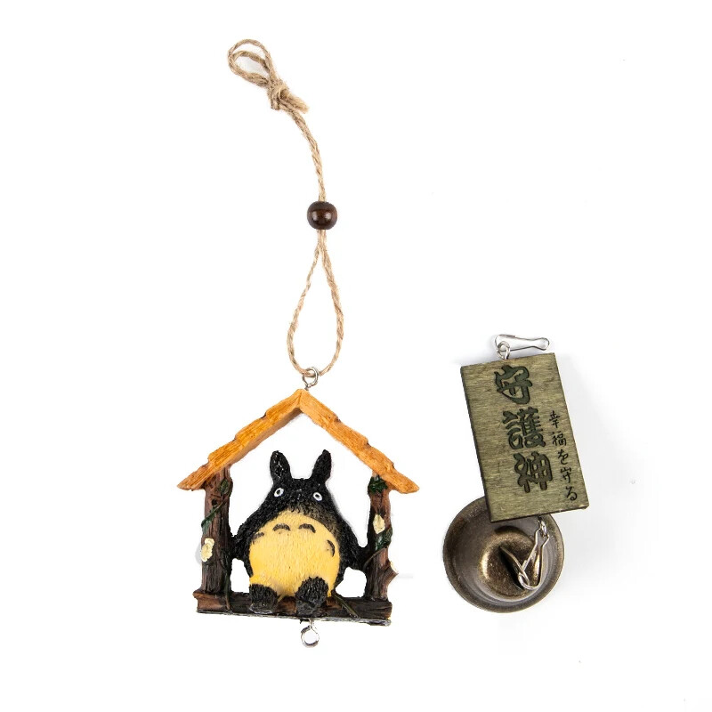 Rajzfilm Totoro Wind Chimes Ajándékdísz dekoráció Otthoni szélpörgető otthoni dekoráció