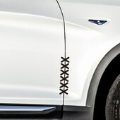 Autós öltésfolt dekoratív matricák az ajtóvarraton rátét Elektromos kerékpár Személyiség karc okklúzió Kreatív latte