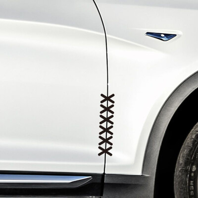 Autós öltésfolt dekoratív matricák az ajtóvarraton rátét Elektromos kerékpár Személyiség karc okklúzió Kreatív latte