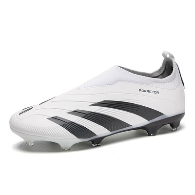 Férfi Professzionális könnyű csúszásmentes focicipők Puha TF/FG focicipők Csipszek Fű edzőcipők Kültéri sportcipők