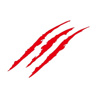 Automašīnas briesmoņa naga skrāpējuma uzlīme Atstarojoša uzlīme automašīnu priekšējo lukturu dekorēšanai Vinila uzlīme