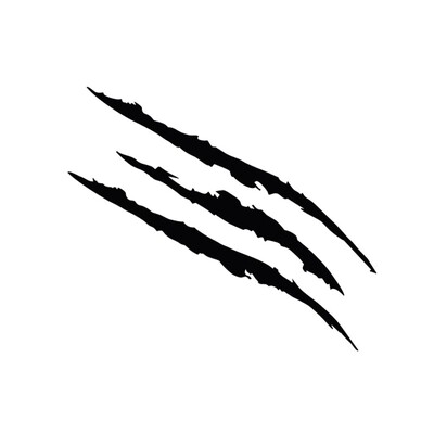 Automašīnas briesmoņa naga skrāpējuma uzlīme Atstarojoša uzlīme automašīnu priekšējo lukturu dekorēšanai Vinila uzlīme