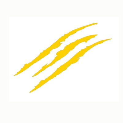 Automašīnas briesmoņa naga skrāpējuma uzlīme Atstarojoša uzlīme automašīnu priekšējo lukturu dekorēšanai Vinila uzlīme