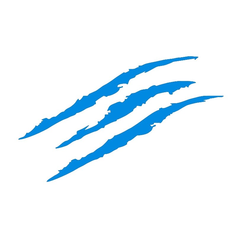 Automašīnas briesmoņa naga skrāpējuma uzlīme Atstarojoša uzlīme automašīnu priekšējo lukturu dekorēšanai Vinila uzlīme