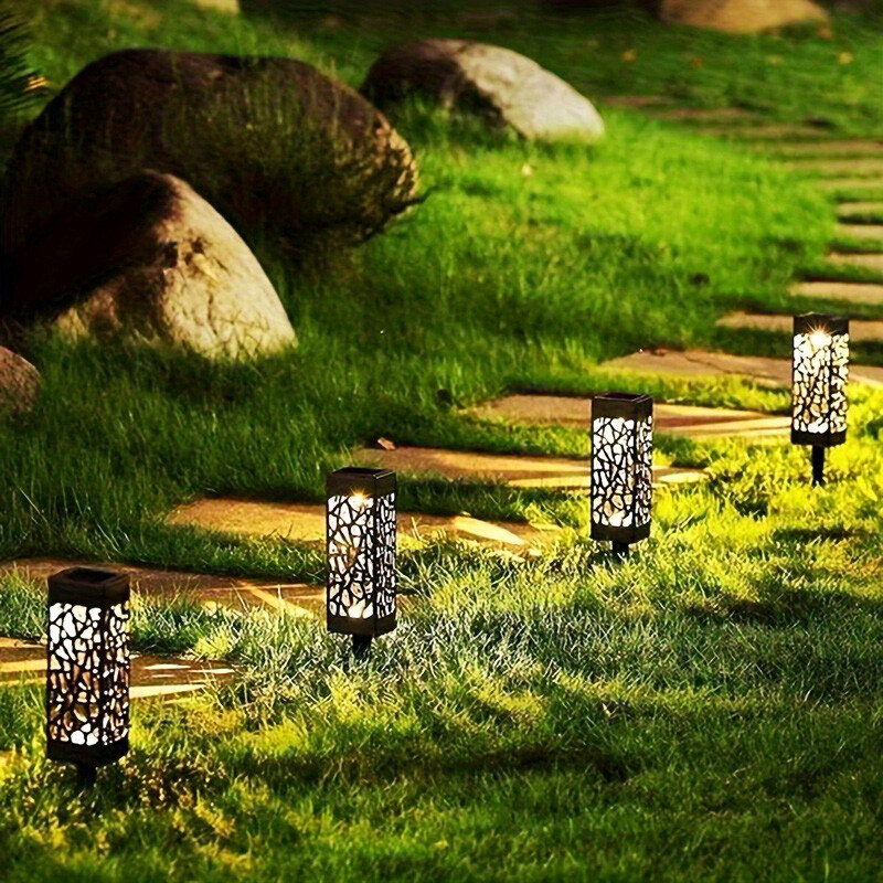 Solarna svjetla za travnjak 6pc Rasvjeta za travnjak Uređenje vrtova Solarne ukopane svjetiljke Vanjska vodootporna LED solarna božićna svjetiljka za dvorište