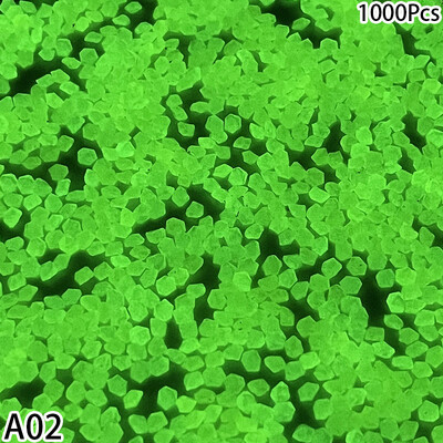 100 vnt. 3–5 mm šviečiantys smėlio akmenys, šviečiantys tamsiuose akmenėliuose, akmuo, lauko kiemo takas, veja, namų sodo dekoras, akvariumo dekoras