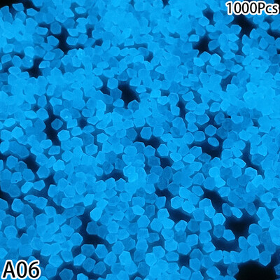 100 vnt. 3–5 mm šviečiantys smėlio akmenys, šviečiantys tamsiuose akmenėliuose, akmuo, lauko kiemo takas, veja, namų sodo dekoras, akvariumo dekoras