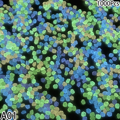 100 vnt. 3–5 mm šviečiantys smėlio akmenys, šviečiantys tamsiuose akmenėliuose, akmuo, lauko kiemo takas, veja, namų sodo dekoras, akvariumo dekoras