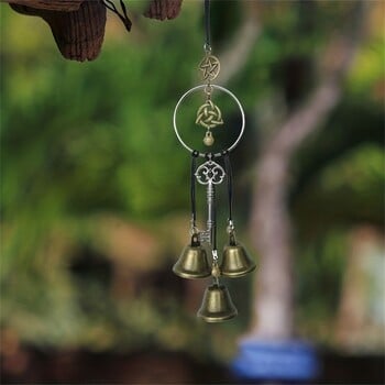 1 τμχ Creative Metal Wind Chime Χειροποίητο πόμολο πόρτας Κρεμαστό διακοσμητικό κουδούνι για τον κήπο