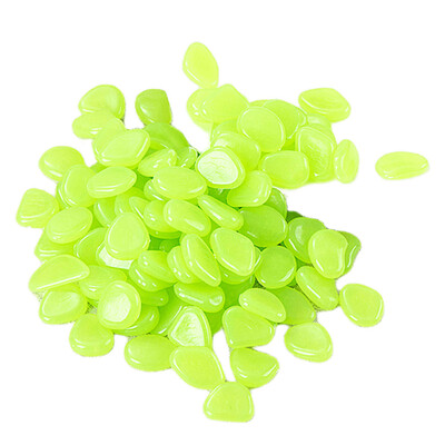 100Pcs Glow in The Dark Rocks Πολυλειτουργική Glow In The Dark Pebbles Glowing Stones Rocks Pebbles επαναχρησιμοποιήσιμα για Garden Yard Patio
