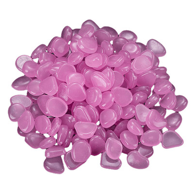 100Pcs Glow in The Dark Rocks Πολυλειτουργική Glow In The Dark Pebbles Glowing Stones Rocks Pebbles επαναχρησιμοποιήσιμα για Garden Yard Patio