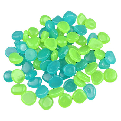 100Pcs Glow in The Dark Rocks Πολυλειτουργική Glow In The Dark Pebbles Glowing Stones Rocks Pebbles επαναχρησιμοποιήσιμα για Garden Yard Patio