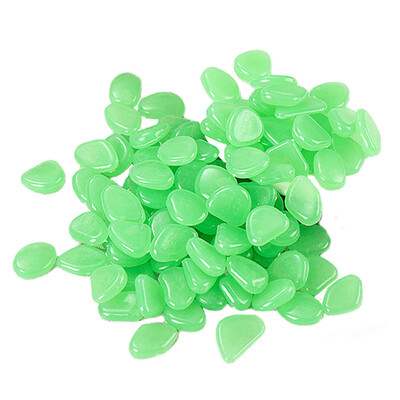 100Pcs Glow in The Dark Rocks Πολυλειτουργική Glow In The Dark Pebbles Glowing Stones Rocks Pebbles επαναχρησιμοποιήσιμα για Garden Yard Patio