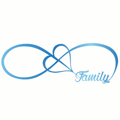 Automašīnas uzlīme 20*7CM ĢIMENES Mīlestības Sirds Mūžīgi Simbols Smieklīgs Automašīnas Uzlīme Atstarojoša Lāzervinila Uzlīmes 3D Automašīna