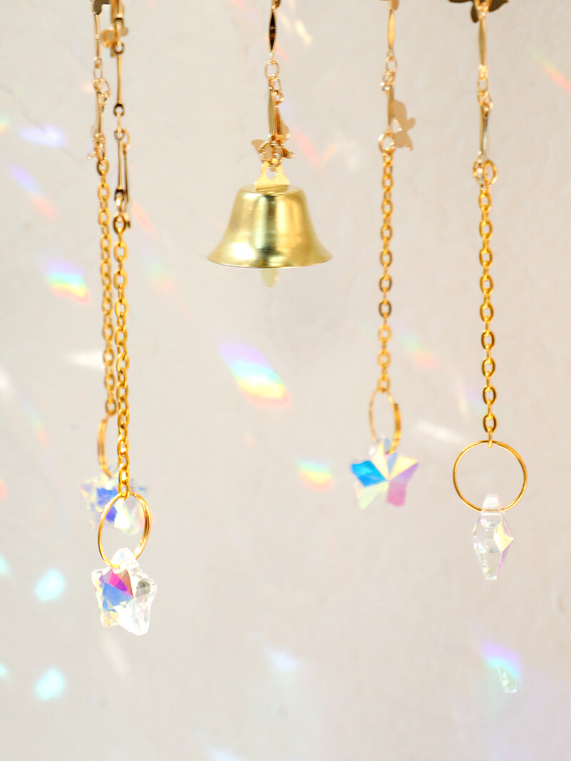 Saules ķērējs pie sienas tauriņš kristāla vēja zvans prizma varavīksnes izgatavotājs gaismas ķērējs automašīnu rotājumi āra dārza dekorēšanai