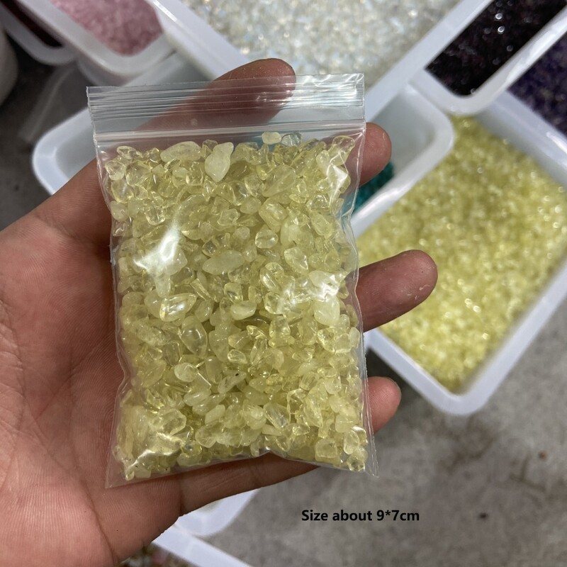 100 g Septynių spalvų agato daugkartinio naudojimo natūralaus krištolo skaidrumo žvyro ornamentas dekoratyvinis kraštovaizdžio amatas sodo dekoravimui