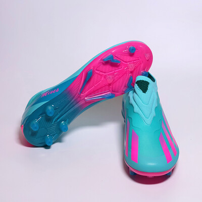 M0.2410 Csipke nélkül Férfi focicipő edzés csúszásmentes gyep foci kapcsok TF/FG futballcipők Chuteira Campo 35-45 férfi számára