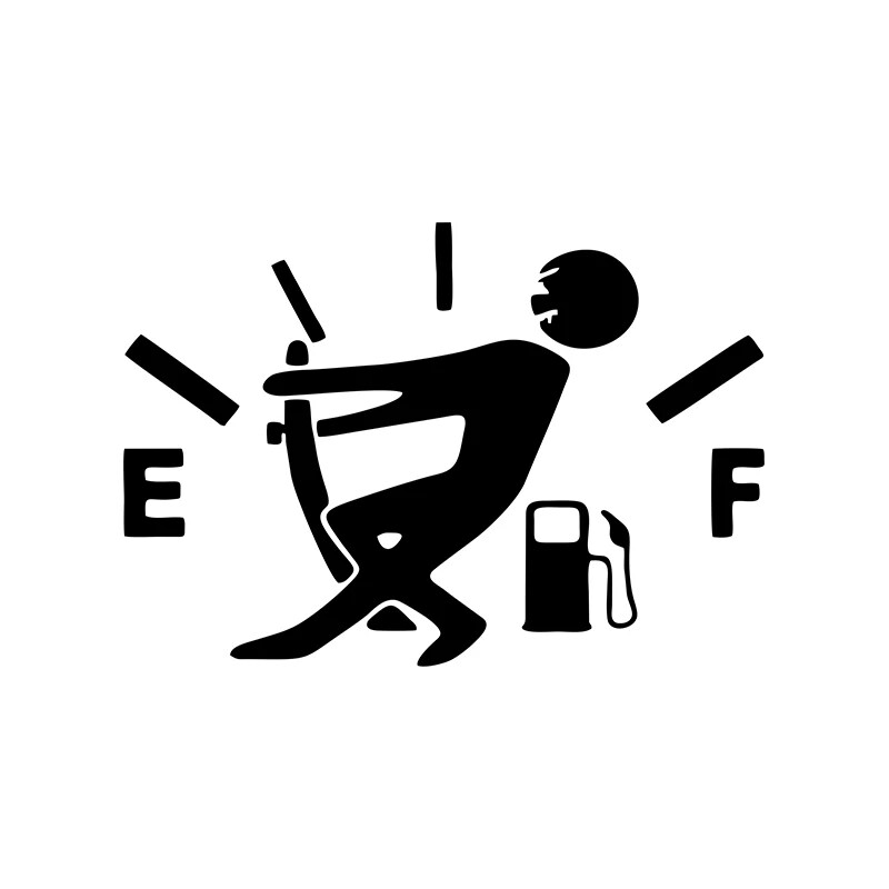 Automašīnas degvielas mērītājs smieklīgas auto uzlīmes smieklīgas personības modificēts degvielas tvertnes vāks virsbūves skrāpējumi rotājumi uzlīmes radošās degvielas stick
