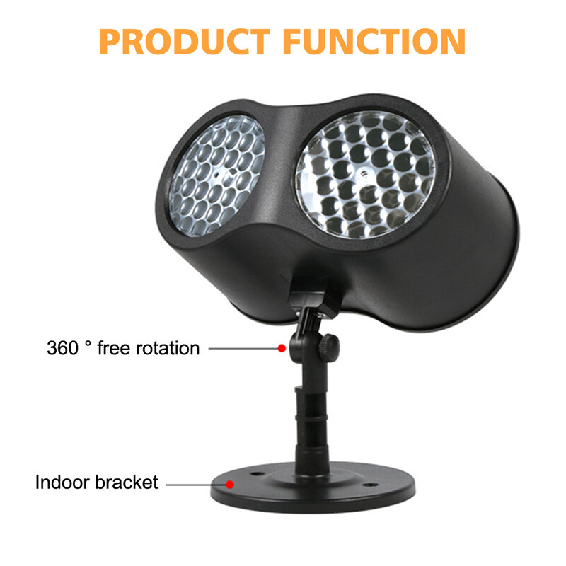 LED sniego projektoriaus šviesa lauko vandeniui atspari nuotolinio valdymo pultelis Dinaminis snaigės kraštovaizdžio šviestuvas Kalėdų Naujųjų metų dekoravimui