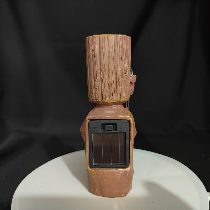 Drevna mayanska totemska skulptura sunčeve baklje, kućni vanjski vrt noćna dekoracija vrtna skulptura ukrasi