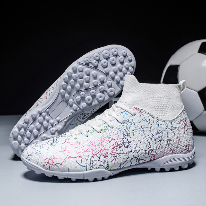 Profesionāli augstas kvalitātes futbola apavi vīriešiem, Tf, lauzti nagi, īsi nagi, mākslīgās zāles treniņi, elpojoši, pret slīdēšanu