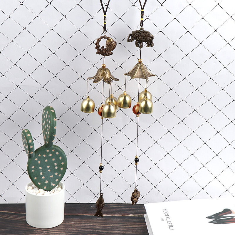 Āra antīks vara vēja zvans āra dzīvojamās apdares metāla vēja zvani