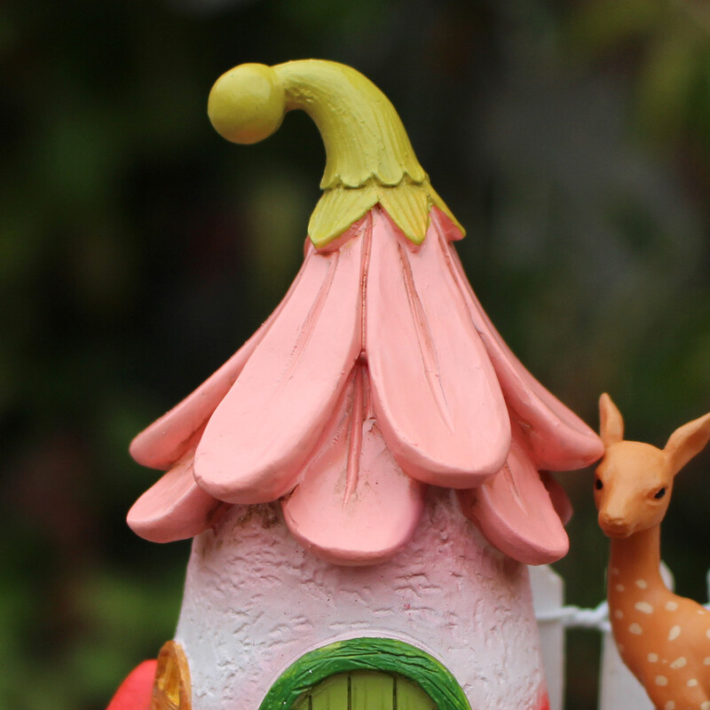 1 set mini vile koje jedu bobice, slatke statue vila na otvorenom, rukotvorine od smole za mikro krajolike u vrtu, kućni travnjak na dvorištu Dec.