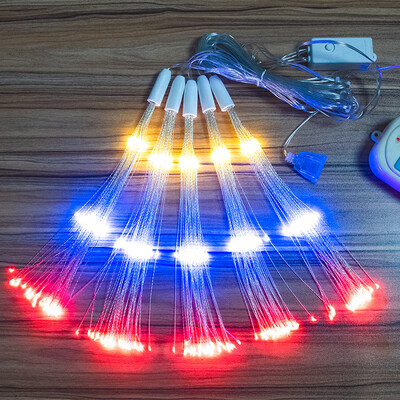 Φωτιστικό 600LED Dynamic Firework Light EU Plug Πολύχρωμο αδιάβροχο φωτιστικό φεστιβάλ χάλκινου σύρματος για τις διακοπές των Χριστουγέννων του Halloween