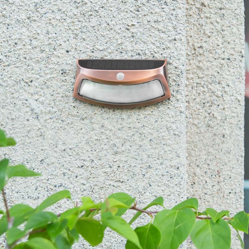 Kustības saules sensora gaismas āra dārza LED bezvadu enerģijas sienas apgaismojums Ielu lampa piemājas rotājumiem, darbināma vieta