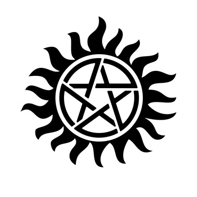 Pentagrammas sātana simbola uzlīme uzlīme auto kravas automašīna motocikla logs ūdensizturīgs vinila uzlīme automašīnu aksesuāru dekors