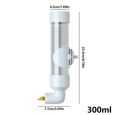 Birds Water Feeder Automatic Bird Cage Suspended Parakeet Water Dispenser for Cage Budgie Drinker Bottle Acrylic Water Feeder