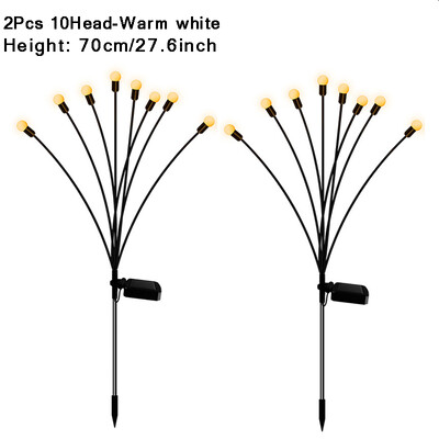 Saules LED gaisma āra dārza gaismas uguņošana Firefly šūpojoša gaisma ainavas apgaismojums pagalma celiņam zāliena dārza dekorēšanai