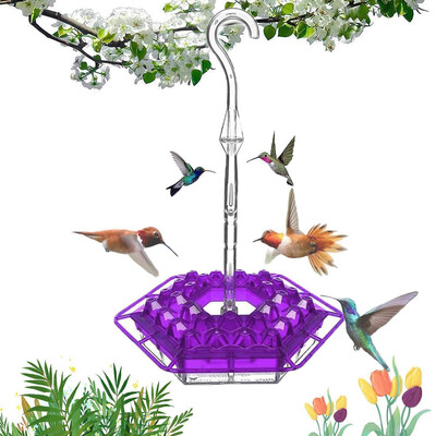 Viegli tīrāmas un uzpildāmas kolibri barotavas brīvā dabā, kolibri barotavas ar asari un iebūvētu skudru grāvi