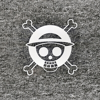 Automašīnu uzlīmes Luffy Pirates Anime Smieklīgi atstarojoši rotājumi degvielas tvertnes vāciņam vējstikls buferis bagāžnieks Motocikli klēpjdators
