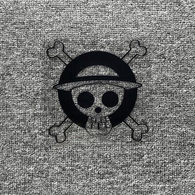 Automašīnu uzlīmes Luffy Pirates Anime Smieklīgi atstarojoši rotājumi degvielas tvertnes vāciņam vējstikls buferis bagāžnieks Motocikli klēpjdators