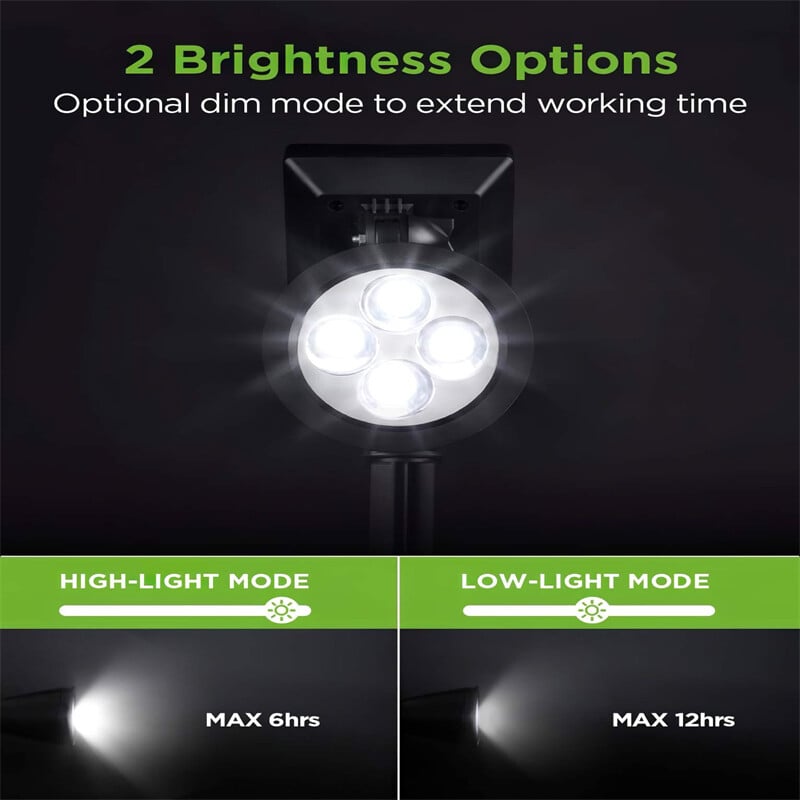 Solarna reflektorska svjetla Vanjska vodootporna zemaljska svjetla Solarna ili utičnica za rasvjetu staze, dvorišta, pejzažna rasvjeta, Dekorativna svjetiljka