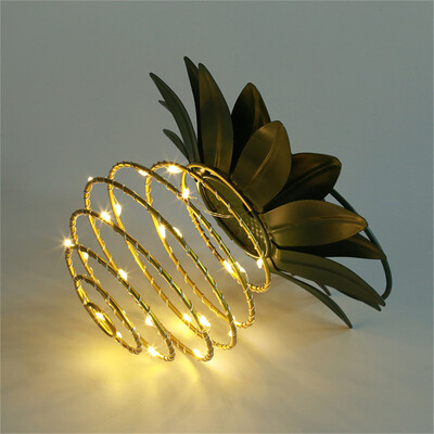 PAMNNY LED saulės ananasų pakabinamas žibintas, atsparus vandeniui lauko pasakų sodo šviestuvas, skirtas festivalio vestuvių vakarėliui, medžio vejos lempos dekoravimui