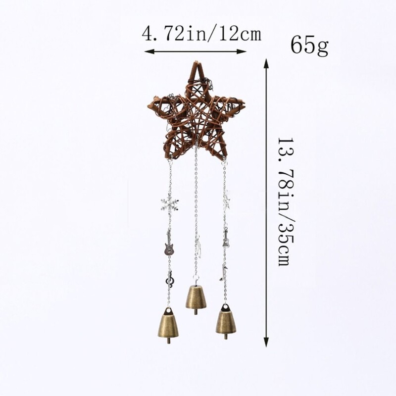 Vanjska vrata Krug vinove loze Vještičja zvona Vjetrena zvona Kreativna Zvjezdana Mjesečeva Glazba Vjetrozvona Retro Zvjezdica Vjetrena zvona Viseća dekoracija