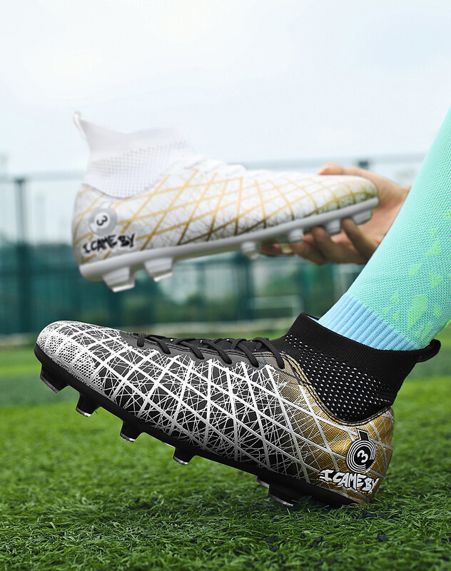 Nogometne kopačke Muške visoke kopačke Tinejdžeri Odrasli Profesionalna atletska obuća za trening na otvorenom Nogometne cipele kopačke