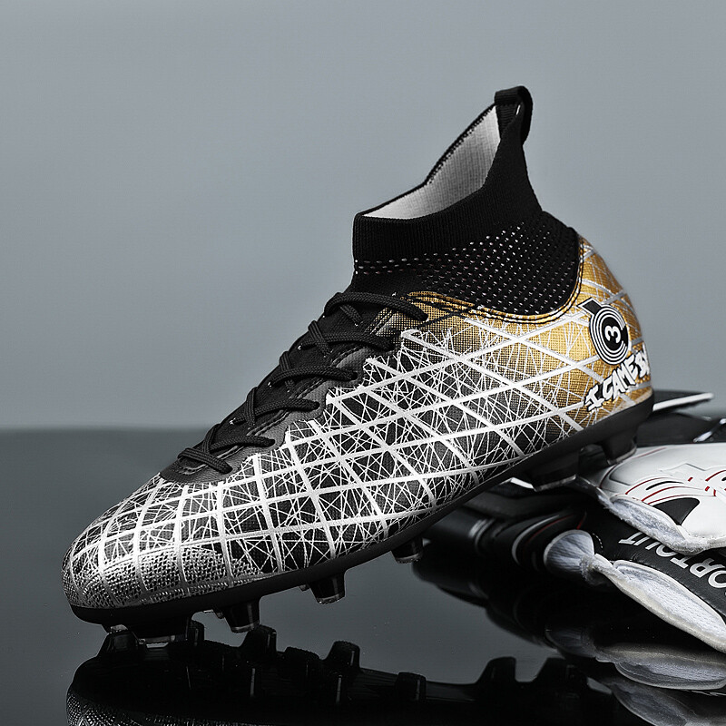 Nogometne kopačke Muške visoke kopačke Tinejdžeri Odrasli Profesionalna atletska obuća za trening na otvorenom Nogometne cipele kopačke