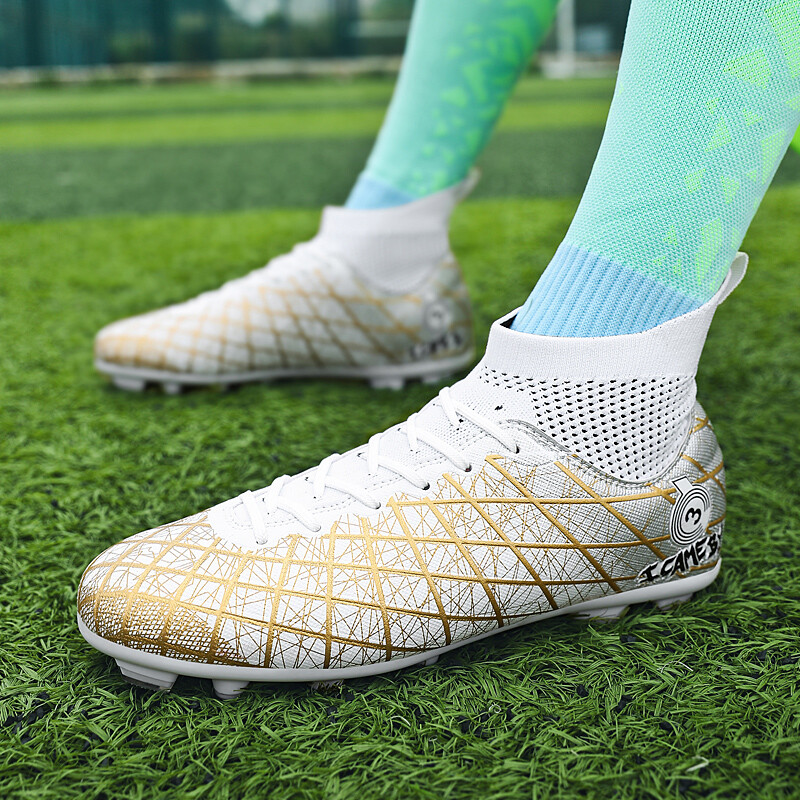 Nogometne kopačke Muške visoke kopačke Tinejdžeri Odrasli Profesionalna atletska obuća za trening na otvorenom Nogometne cipele kopačke