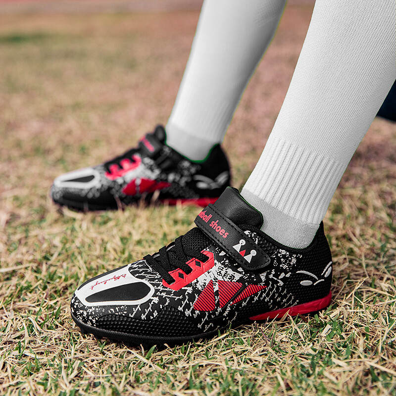 Izmērs 28-39 Bērnu Futbola Apavi Dzelteni Futbola Zābaki Zēnu Meiteņu Trenažieri Sporta apavi Bērnu Futbola Apavi Treniņu Futsal Sporta Apavi