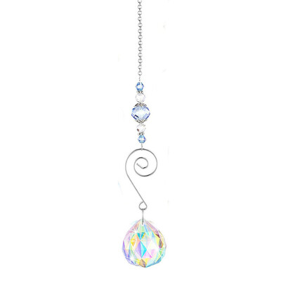 1 ΤΕΜ. ΑΒ Κρυστάλλινη Μπάλα Suncatcher Κρεμαστά Κρυστάλλινα Suncatcher Prisms Κρεμαστό Rainbow Maker για Παράθυρο Διακόσμηση κήπου γραφείου σπιτιού