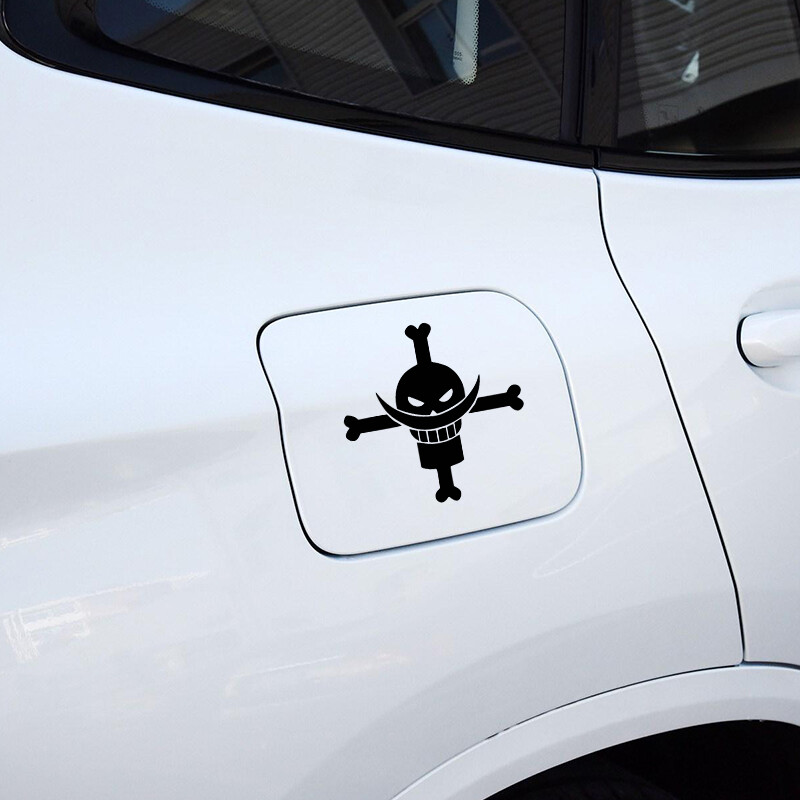 G162 Auto uzlīmes Whitebeard Pirates Marine Atstarojošs dekors degvielas tvertnes vāciņam, bufera bagāžniekam Motocikla ķiverei klēpjdatoram