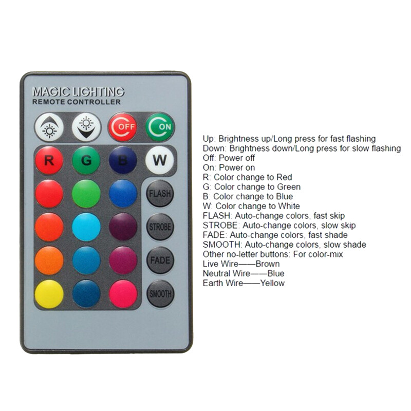 10W/20W kraštovaizdžio apšvietimas povandeninis fontanas baseinas vandeniui atsparus prožektorius 12V IP68 RGB sodas meno dekoras + 24 klavišai nuotolinio valdymo pultas